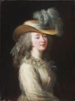 Elisabeth Louise Vigee Lebrun  - Bilder Gemälde - Portrait of Madame du Barry