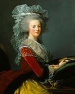 Elisabeth Louise Vigee Lebrun  - Bilder Gemälde - Portrait of Marie Antoinette