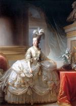 Elisabeth Louise Vigee Lebrun  - Bilder Gemälde - Portrait of Marie Antoinette