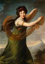 Elisabeth Louise Vigee Lebrun  - Bilder Gemälde - Portrait of Pelagia Sapiezyna