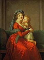 Elisabeth Louise Vigee Lebrun  - Bilder Gemälde - Portrait of Princess Alexandra Petrovna Galitzine