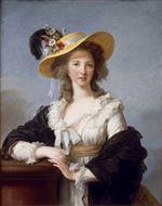 Elisabeth Louise Vigee Lebrun  - Bilder Gemälde - Portrait of the Duchess de Polignac