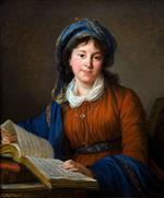 Elisabeth Louise Vigee Lebrun  - Bilder Gemälde - Portrait of the Young Countess Shuvalov
