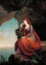 Elisabeth Louise Vigee Lebrun  - Bilder Gemälde - Princess Maria Josefa Hermenegilde von Esterhazy, as Ariadne