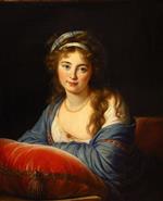 Elisabeth Louise Vigee Lebrun  - Bilder Gemälde - The Countess Catherine Vassilievna Skavronskaia