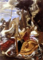 Simon Vouet - Bilder Gemälde - Allegory of Peace