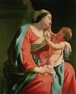 Simon Vouet - Bilder Gemälde - Madonna and Child