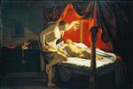 Simon Vouet - Bilder Gemälde - Psyche and Cupid