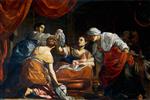 Simon Vouet  - Bilder Gemälde - The Birth of the Virgin