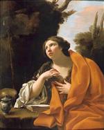 Simon Vouet  - Bilder Gemälde - The Penitent Magdalen