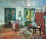 Edouard Vuillard - Bilder Gemälde - Annette in an Interior