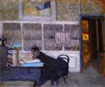 Edouard Vuillard - Bilder Gemälde - At the Revue Blanche (Félix Fénéon)