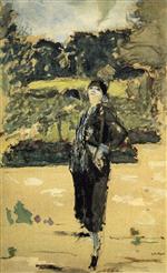 Edouard Vuillard  - Bilder Gemälde - Black Dress