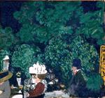 Edouard Vuillard  - Bilder Gemälde - Café in the Bois de Boulogne