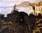 Edouard Vuillard  - Bilder Gemälde - Cannes, Garden on the Mediterranean