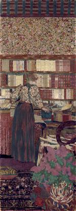 Edouard Vuillard  - Bilder Gemälde - Choosing a Book