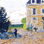 Edouard Vuillard  - Bilder Gemälde - In the Garden, Saint-Jacut