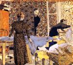 Edouard Vuillard  - Bilder Gemälde - Interior with Work Table