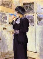 Edouard Vuillard  - Bilder Gemälde - Lucie Belin with a Biscuit