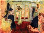 Edouard Vuillard  - Bilder Gemälde - Madame Hessel at the Milliner