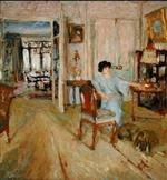 Edouard Vuillard  - Bilder Gemälde - Madame Hessel in her Salon