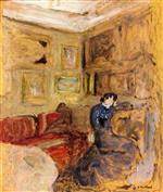 Edouard Vuillard  - Bilder Gemälde - Madame Hessel in Her Small Salon