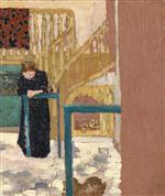 Edouard Vuillard  - Bilder Gemälde - Madame Vuillard in a Set Designer's Studio