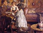 Edouard Vuillard  - Bilder Gemälde - Madame Weil and Her Children