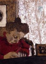 Edouard Vuillard  - Bilder Gemälde - Marie Vuillard writing