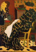 Edouard Vuillard  - Bilder Gemälde - Mother and Daughter at the Table