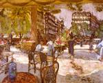 Edouard Vuillard  - Bilder Gemälde - Place Saint-Augustin, The Soda Syphon
