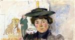 Edouard Vuillard  - Bilder Gemälde - Portrait of a Woman in the Studio