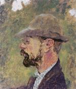 Edouard Vuillard  - Bilder Gemälde - Portrait of Henri de Toulouse-Lautrec