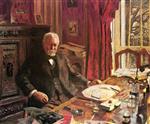 Edouard Vuillard  - Bilder Gemälde - Portrait of Monsieur André Benac