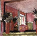 Edouard Vuillard  - Bilder Gemälde - Reflections in a Mirror on the Mantle Piece