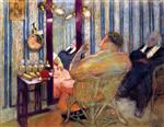 Edouard Vuillard  - Bilder Gemälde - Sacha Guitry in His Dressing Room