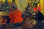 Edouard Vuillard  - Bilder Gemälde - The Alexandre Natanson Family, Rue Saint-Florentin