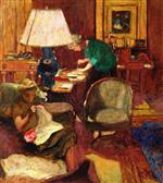 Edouard Vuillard  - Bilder Gemälde - The Binder