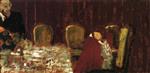 Edouard Vuillard  - Bilder Gemälde - The Dining Room