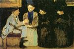 Edouard Vuillard  - Bilder Gemälde - The Discussion