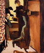 Edouard Vuillard  - Bilder Gemälde - The Drawer