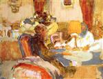 Edouard Vuillard  - Bilder Gemälde - The Game of Cards