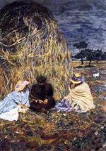 Edouard Vuillard  - Bilder Gemälde - The Haystack