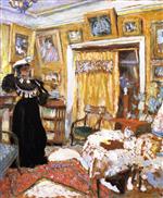 Edouard Vuillard  - Bilder Gemälde - The Hessel Salon, Rue de Rivoli