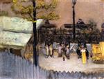 Edouard Vuillard  - Bilder Gemälde - The Laborers Meal, Square Vintimille