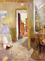 Edouard Vuillard  - Bilder Gemälde - The Open Door