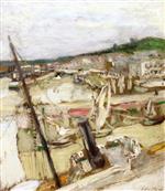 Edouard Vuillard  - Bilder Gemälde - The Port of Honfleur
