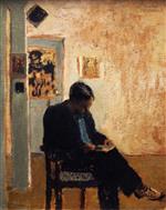 Edouard Vuillard  - Bilder Gemälde - The Reader (Romain Coolus)