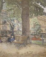 Edouard Vuillard  - Bilder Gemälde - The Square at Vintimille