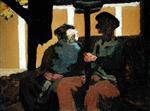 Edouard Vuillard  - Bilder Gemälde - The Third Class Carriage